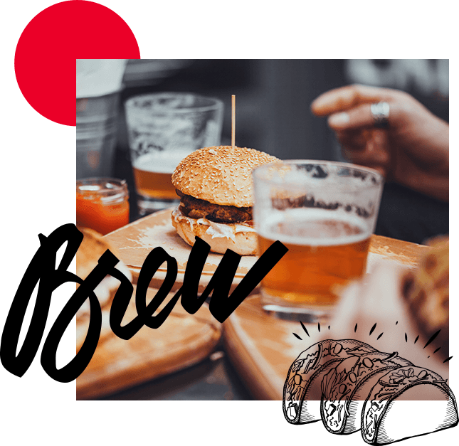 Burger and beer